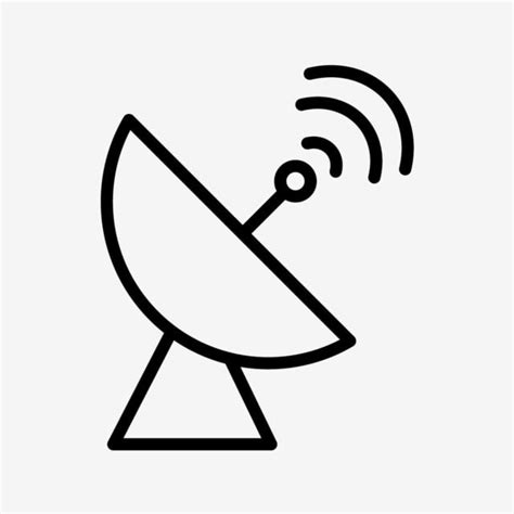 Vector Icono De Parabolica PNG , Iconos Satelitales, Antena, Plato PNG ...