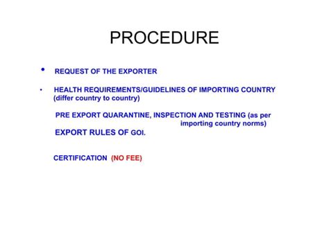 Animal Quarantine and Certification Services