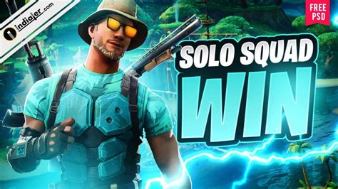 Free Fortnite game Thumbnail Banner Design PSD Template - Indiater