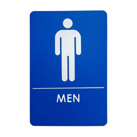 ADA-Compliant Mens Restroom Sign for Offices, Malaysia | Ubuy