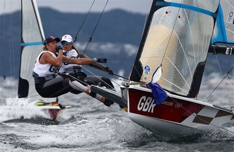 Olympics-Sailing-Britons claim two victories in opening skiff races ...