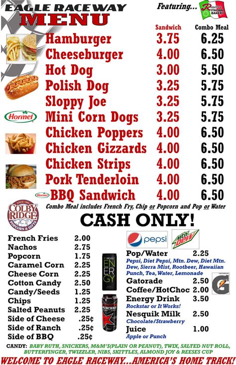 Concessions – Eagle Raceway