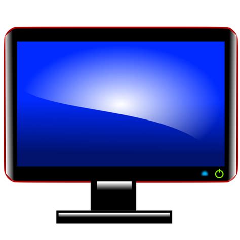 Computadora monitor vector de la imagen | Vectores de dominio público