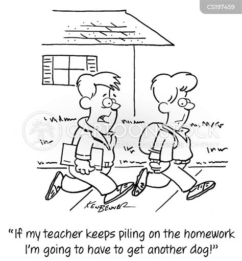 Homework Excuse Cartoons and Comics - funny pictures from CartoonStock