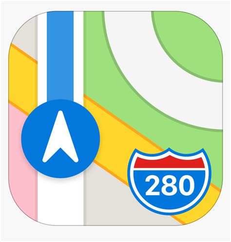 Apple Maps Icon, HD Png Download - kindpng