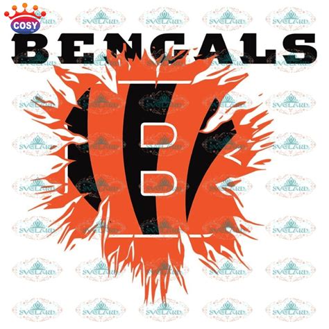 an orange and black poster with the word bengals on it