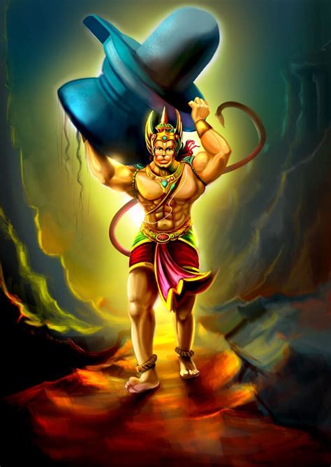 ArtStation - Lord Hanuman, Madhaw Bauri | Hanuman wallpaper, Lord hanuman, Lord hanuman wallpapers