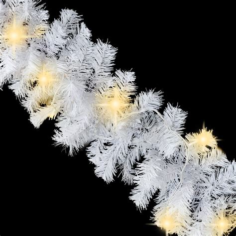 Guirlande de Noël avec lumières LED 5 m Blanc