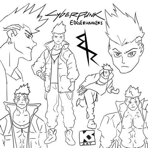 CyberPunk Edgerunners David Character Study by KSArt (KSArtAnimation ...