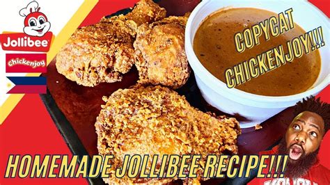 JOLLIBEE FRIED CHICKEN in GRAVY!!! COPYCAT CHICKENJOY Recipe! - YouTube