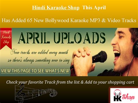 New Bollywood Karaoke MP3 & Video Tracks Added for April Month, 2015 ...