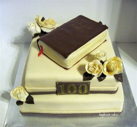 Church Anniversary - 100th Church Anniversary Celebration cake. First attempt at gumpaste ...