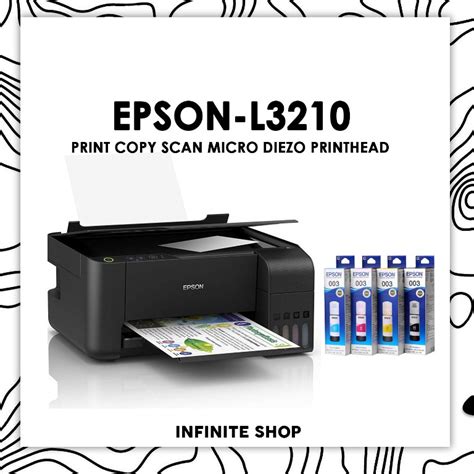 Epson Ecotank L3210 3 in 1 printer Replacement model for L3110 ...