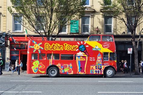 An open top Dublin bus tour is often INCLUDED on www.jollygoodtours.com ...