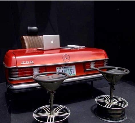 These Amazing Art Pieces Were Created From Salvaged Vintage Car Parts ...