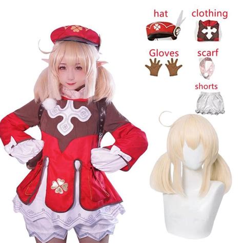 Klee Cosplay Genshin Costume Klee Genshin Impact Cosplay - Anime ...