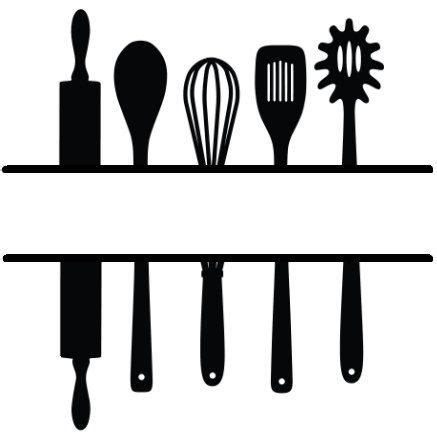 Image result for kitchen utensils svg | Kitchen clipart, Kitchen utensils, Fancy recipe cards