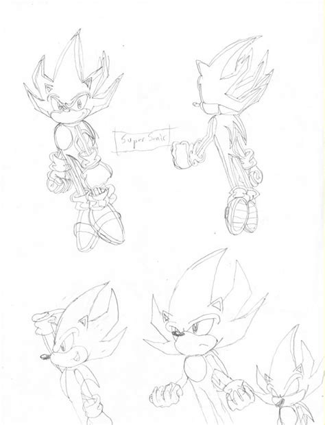 Super Sonic concept art by footman on DeviantArt