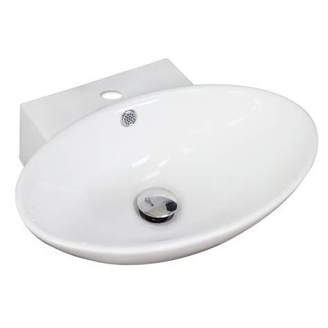 American Imaginations Above Counter Oval Vessel Bathroom Sink | Wayfair