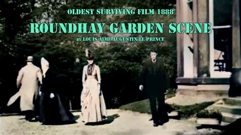 Roundhay Garden Scene (1888) | the earliest surviving film - YouTube