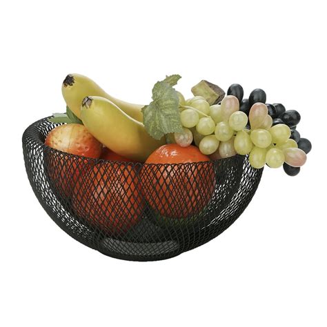 Mind Reader Small Mesh Fruit Bowl, Fruit Display, Decorative Fruit Bowl, Fruit & Vegetables ...