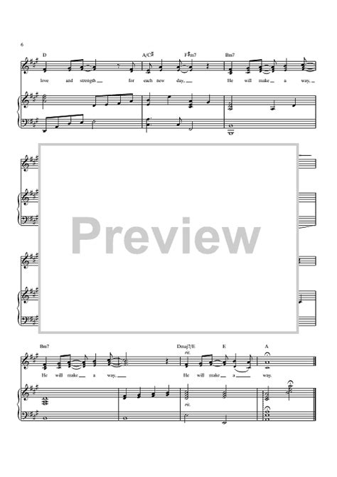 God Will Make A Way" Sheet Music by Don Moen for Piano/Vocal/Chords - Sheet Music Now