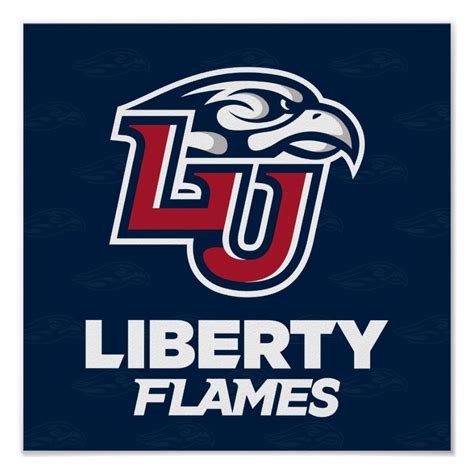 Liberty University Logo Watermark Poster | Zazzle | University logo ...