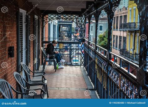 Beautiful Antique Balcony in New Orleans Lousiana Editorial Image - Image of lovely, balcony ...