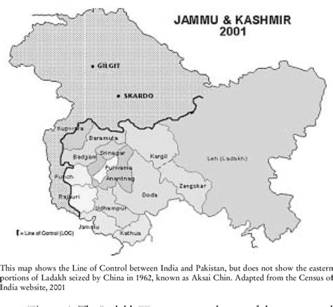 THE DISTRICTS OF INDIAN JAMMU AND KASHMIR | Download Scientific Diagram