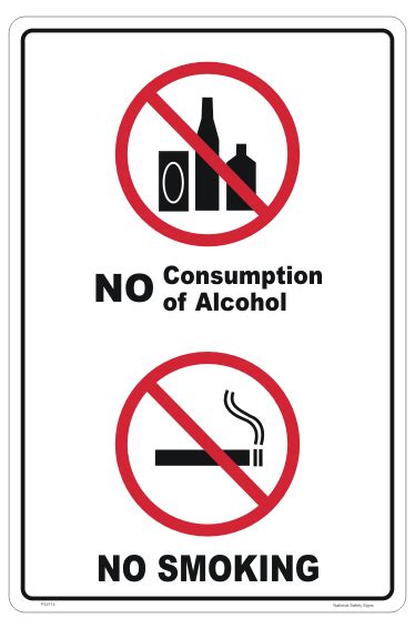 No Alcohol Sign