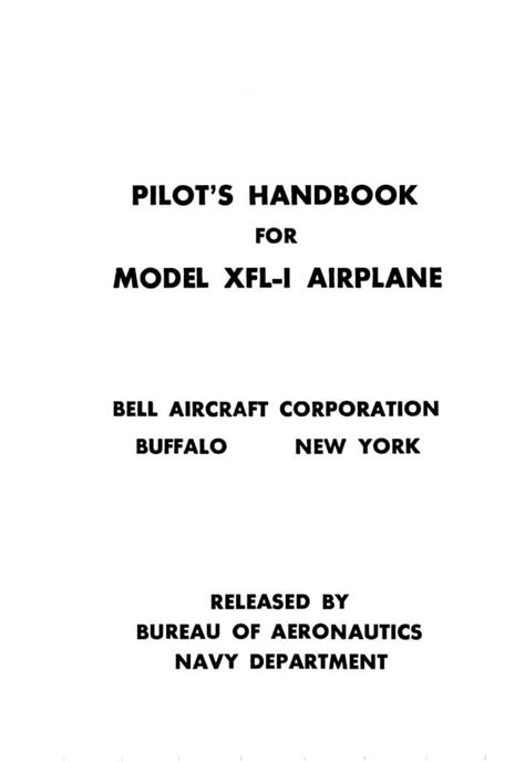 BELL P-39 AIRACOBRA - Flight Manuals