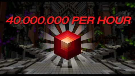 40M/H Ruby Gemstone Mining - Hypixel SkyBlock - YouTube