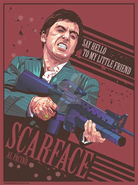 Scarface (1983 film) Alternative movie poster by AdamKhabibi on ...