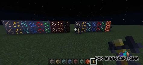 Glowing Ores Texture Pack for Minecraft PE 1.17/1.18/1.19/1.20/1.21