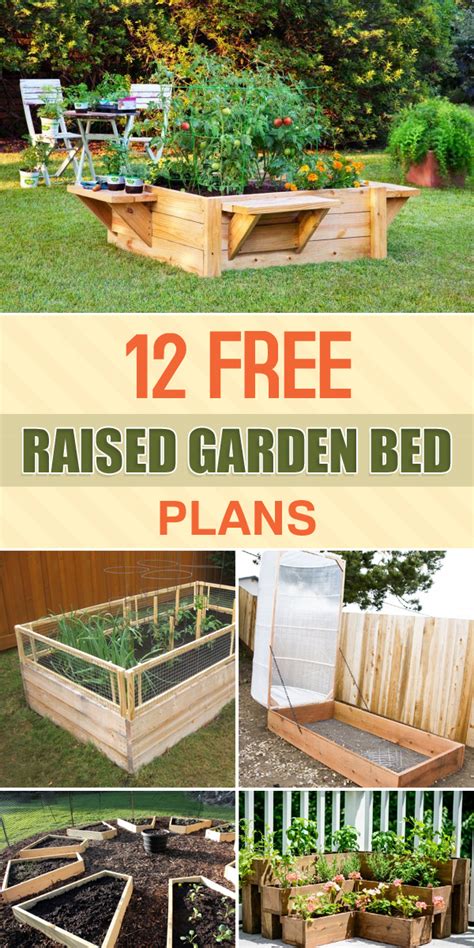 12 Free Raised Garden Bed Plans