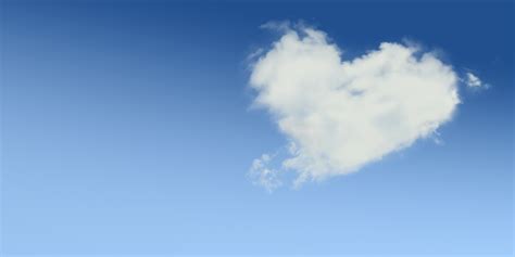 Heart shaped cloud HD wallpaper | Wallpaper Flare