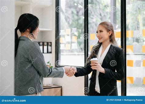 Business People Shaking Hands during a Meeting in Office Stock Photo - Image of corporate ...