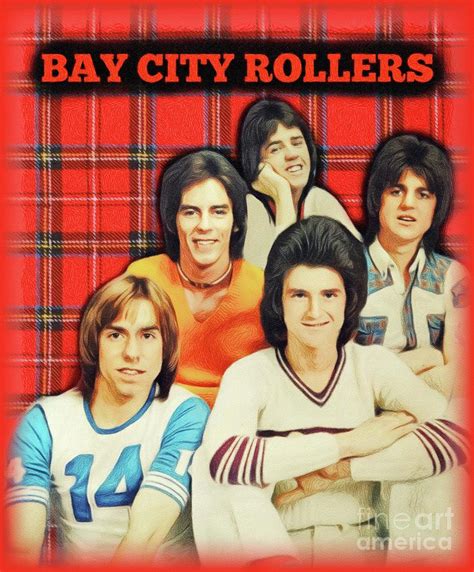 Tartan Army - Bay City Rollers Painting by Esoterica Art Agency - Fine Art America