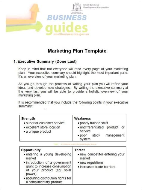 Marketing Plan Template Word Best Of Sample Marketing Plan Template 19 Free D… | Business plan ...