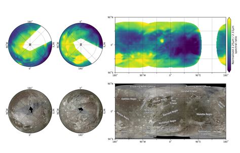 Global Modelling of Ganymede's Surface Composition: Near-IR Mapping from VLT/SPHERE - Astrobiology