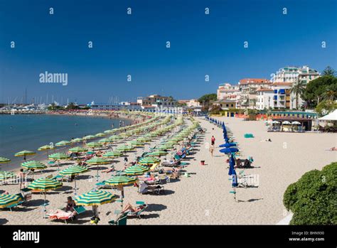 Geographie / Reisen, Italien, Ligurien, Riviera dei Fiori, San Remo, beach, Südeuropa ...