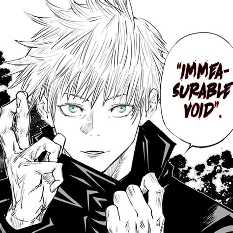 gojo’s animated eyes inserted into manga panel : r/JuJutsuKaisen