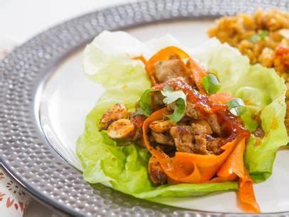 Spicy Turkey Lettuce Cups with Red Pepper Jelly Recipe | Trisha ...