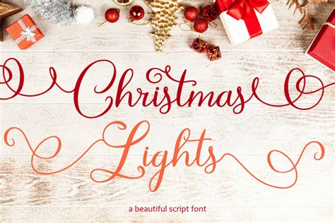 Christmas Light Font | Raditya Type Studio | FontSpace