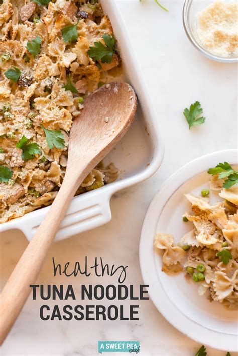 Healthy Tuna Noodle Casserole • A Sweet Pea Chef