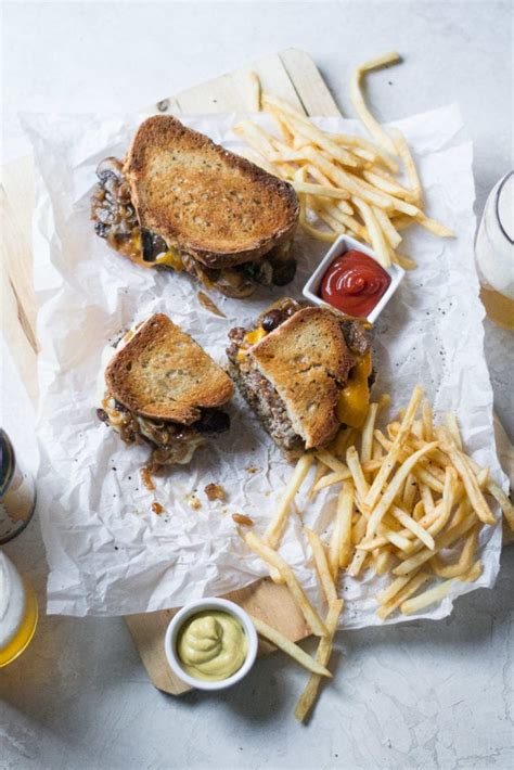 Patty Melt with Pilsner Caramelized Onions and Mushrooms - Sarcastic ...