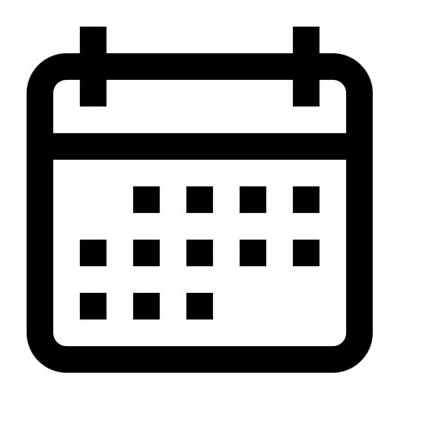 Transparent Calendar Icon - Customize and Print