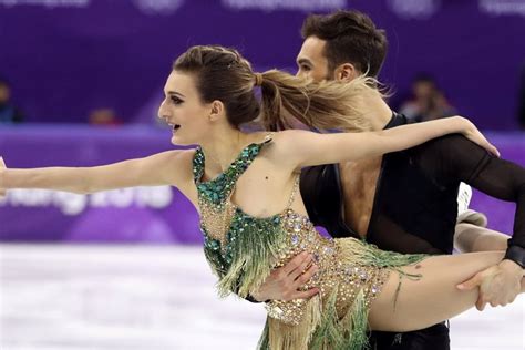 ‘My worst nightmare’: wardrobe malfunction for French figure skater at ...