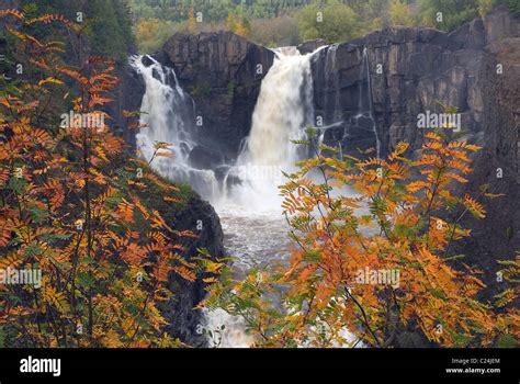 Pigeon River Waterfalls Grand Portage State Park Minnesota Autumn USA, by Dominique Braud ...