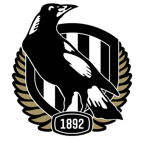 Collingwood Football Club Logo & Team Color Codes